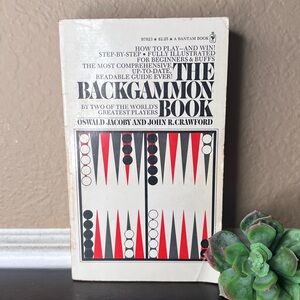 The Backgammon Book by Oswald Jacoby & John R. Crawford, 1973 Paperback